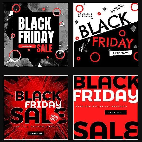 50 - Black Friday Instagram Banners