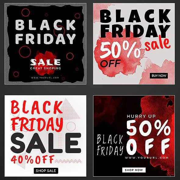 50 - Black Friday Instagram Banners