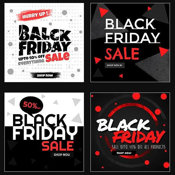 50 - Black Friday Instagram Banners