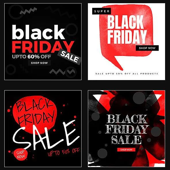 50 - Black Friday Instagram Banners