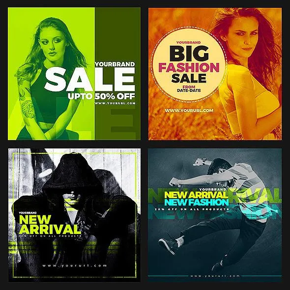 50 - Duotone Instagram Banners