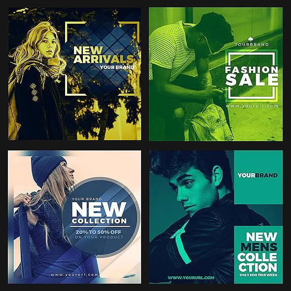 50 - Duotone Instagram Banners