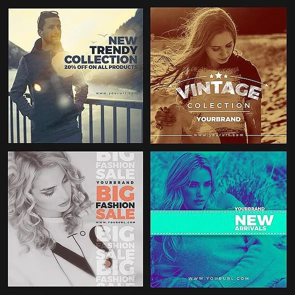 50 - Duotone Instagram Banners