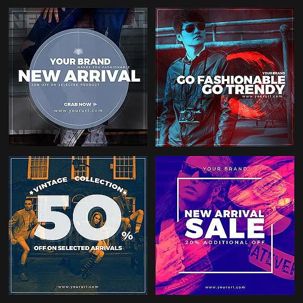 50 - Duotone Instagram Banners