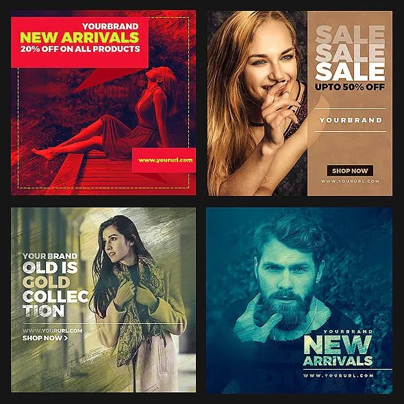 50 - Duotone Instagram Banners
