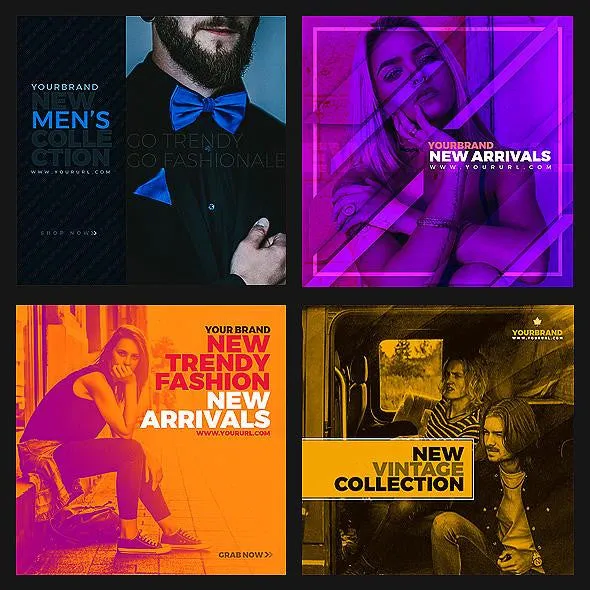 50 - Duotone Instagram Banners