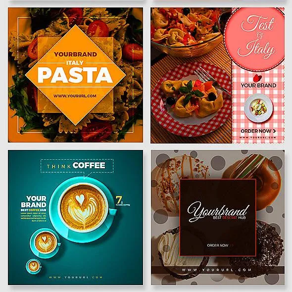 50 - Food Instagram Banners