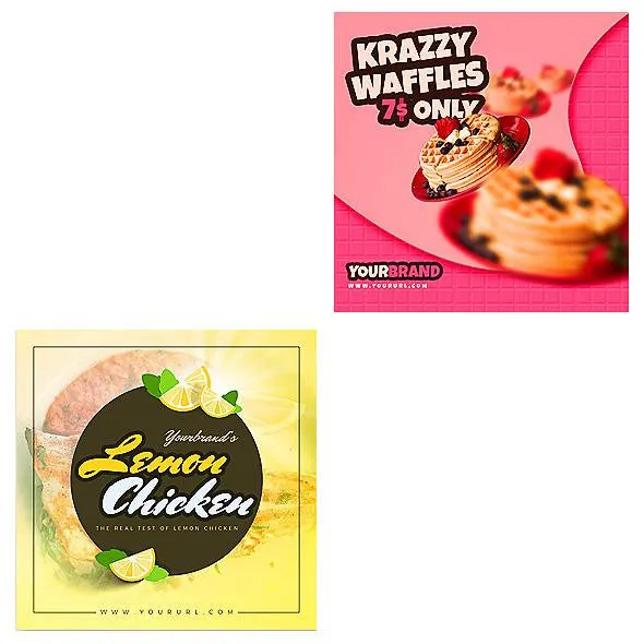 50 - Food Instagram Banners