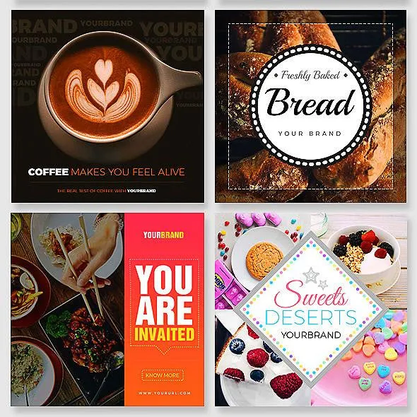 50 - Food Instagram Banners