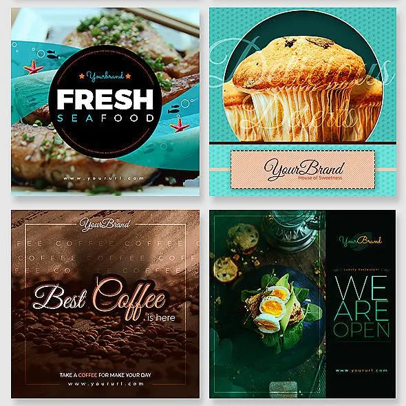 50 - Food Instagram Banners