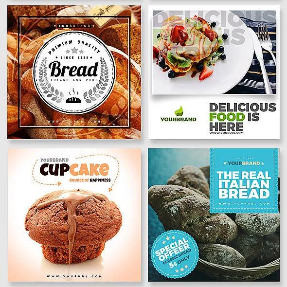 50 - Food Instagram Banners