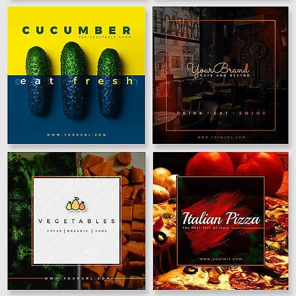50 - Food Instagram Banners