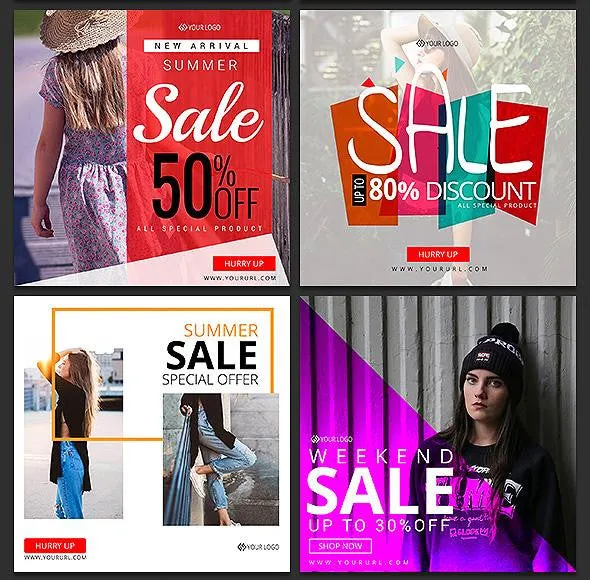 50 -  Instagram Promotional Banners