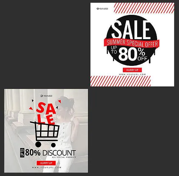 50 -  Instagram Promotional Banners
