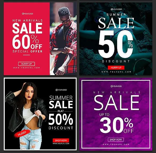 50 -  Instagram Promotional Banners