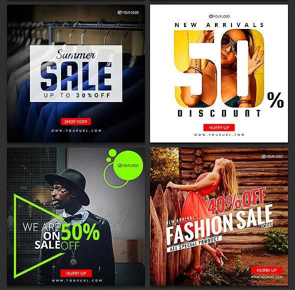 50 -  Instagram Promotional Banners