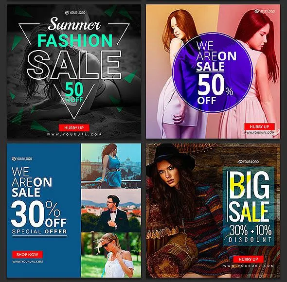 50 -  Instagram Promotional Banners