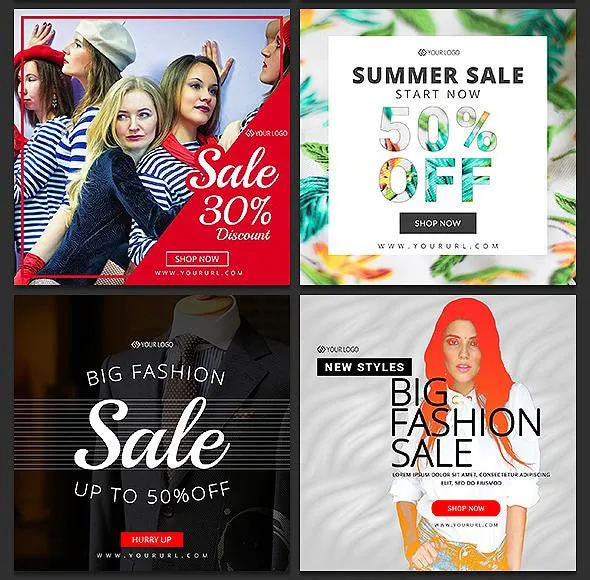 50 -  Instagram Promotional Banners
