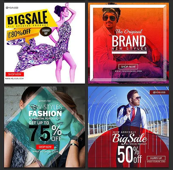 50 -  Instagram Promotional Banners