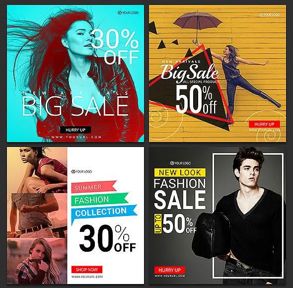 50 -  Instagram Promotional Banners