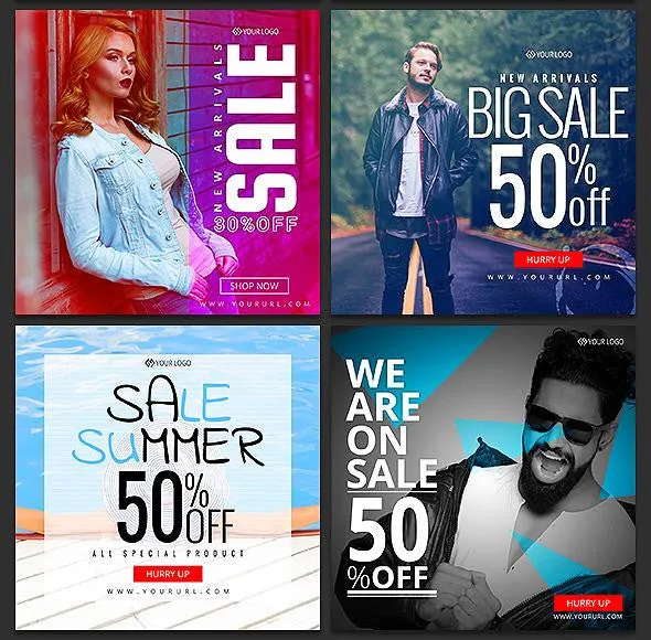 50 -  Instagram Promotional Banners