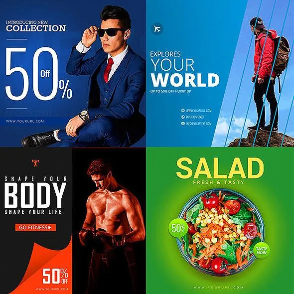 50 - Multipurpose Instagram Banners
