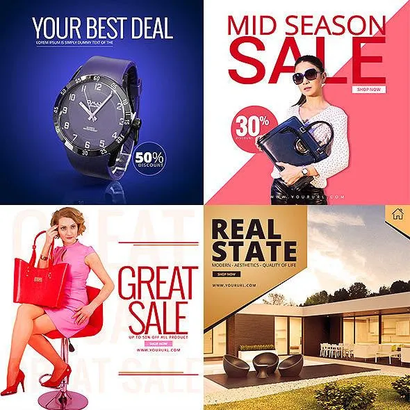 50 - Multipurpose Instagram Banners