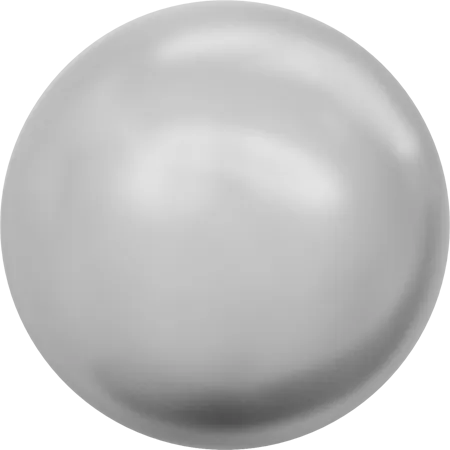 5810 Round Pearls, Crystal Light Grey Pearl (001 616)