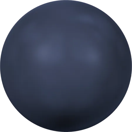 5810 Round Pearls, Crystal Night Blue Pearl (001 818)