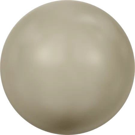 5810 Round Pearls, Crystal Platinum Pearl (001 459)