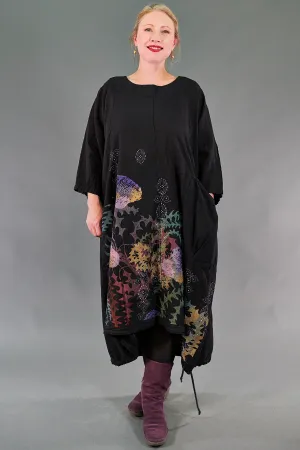 7217 Babielle Dress- Black-Thistles-P