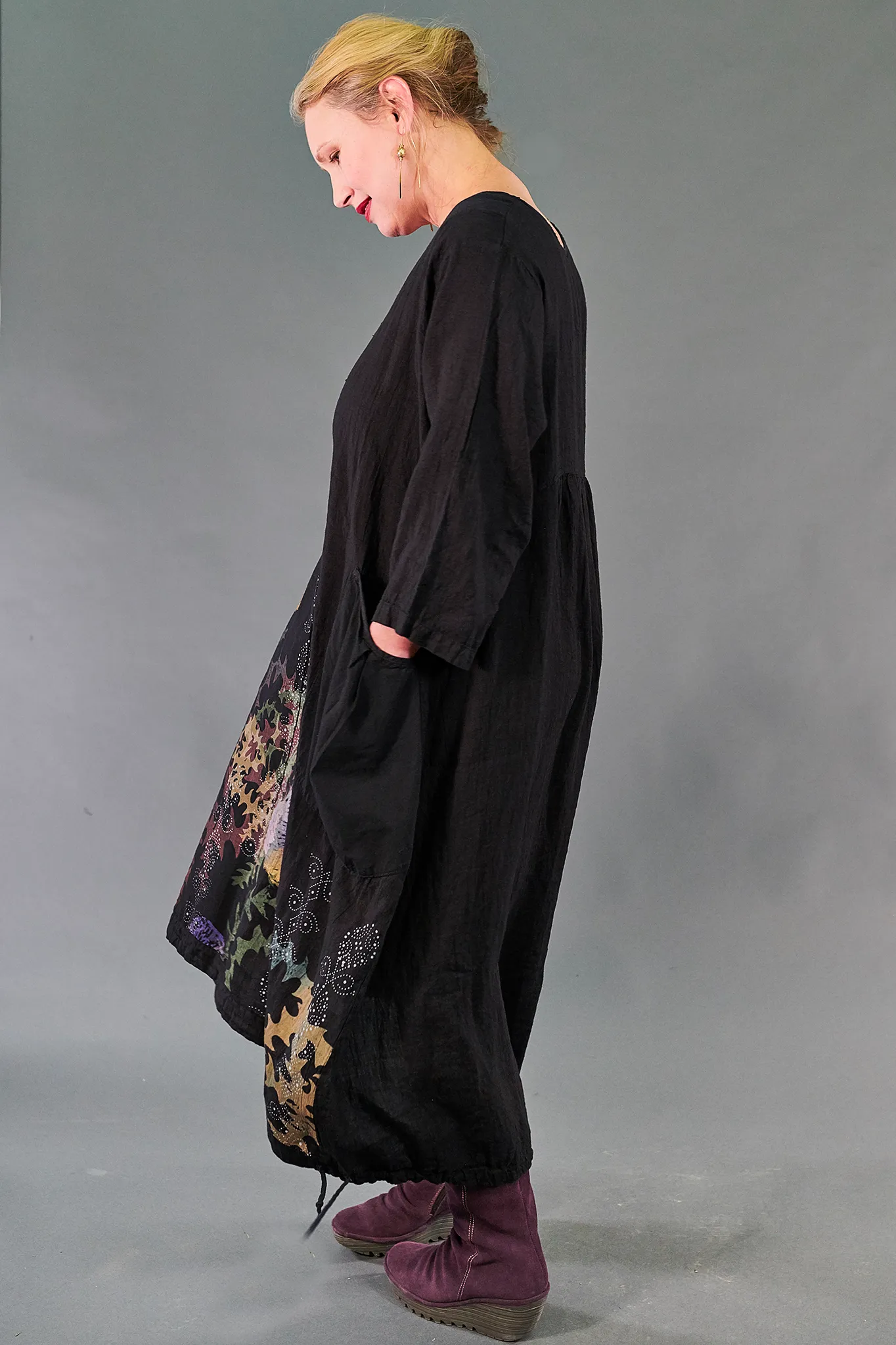 7217 Babielle Dress- Black-Thistles-P