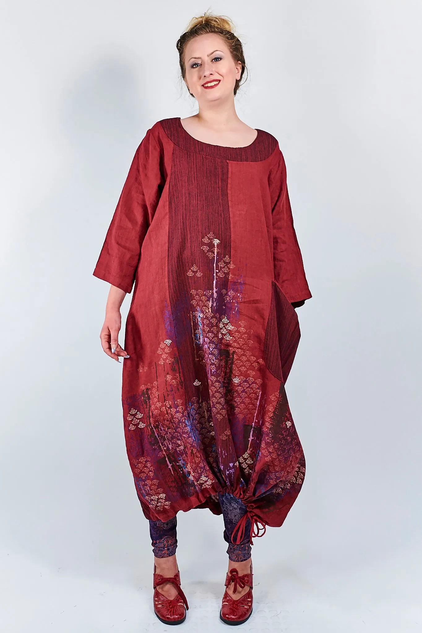 7217 Babielle Dress- Elegant Red-P