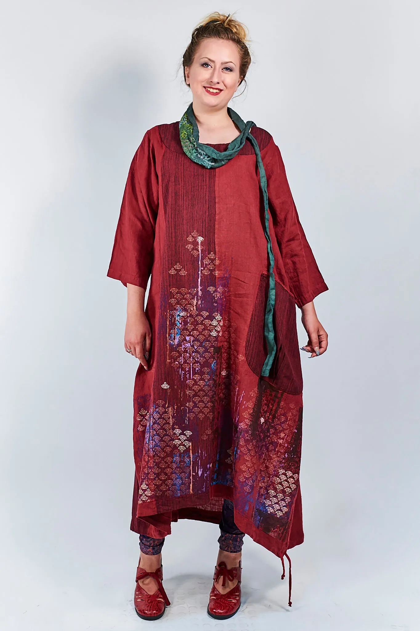 7217 Babielle Dress- Elegant Red-P
