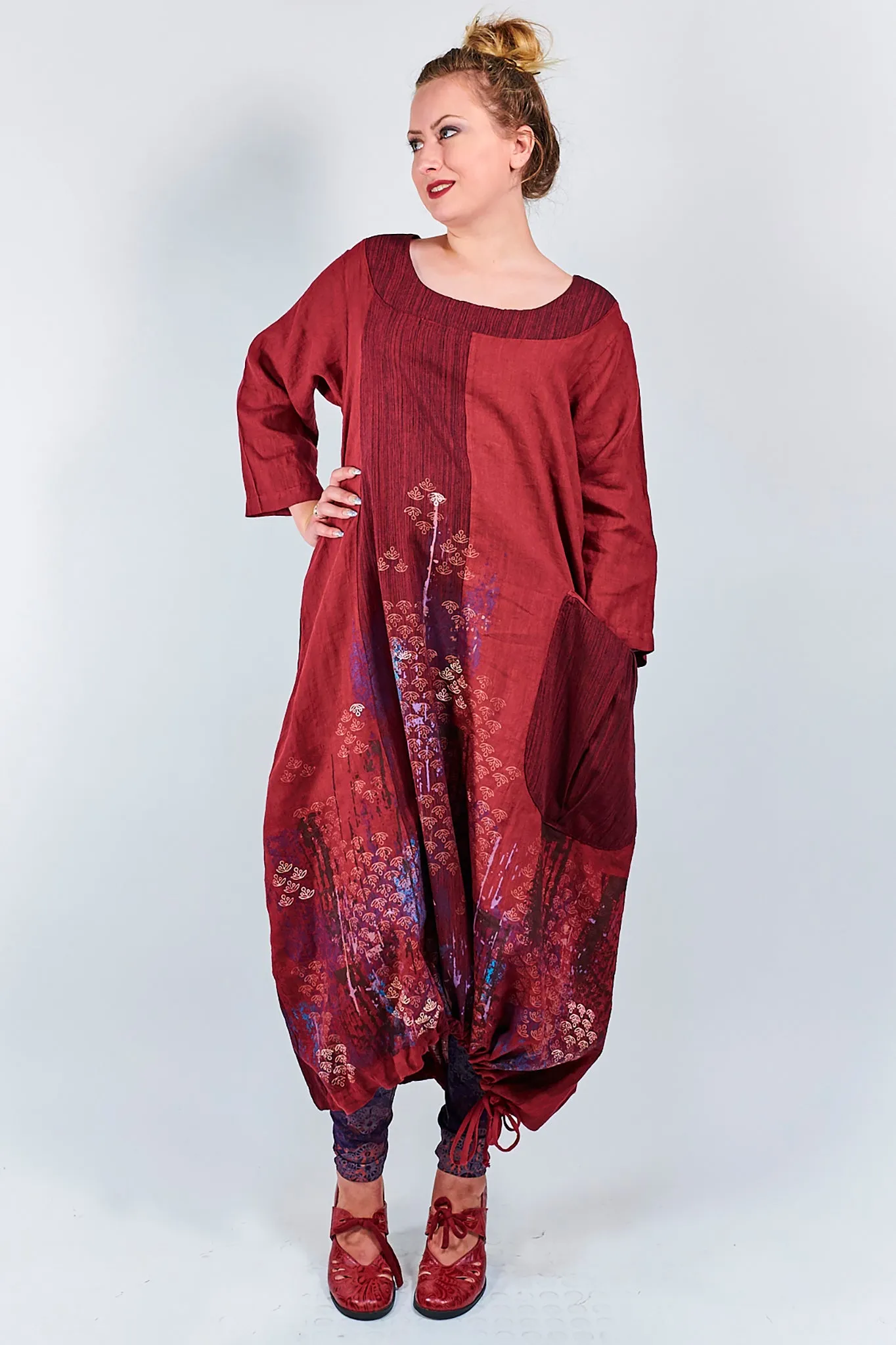 7217 Babielle Dress- Elegant Red-P