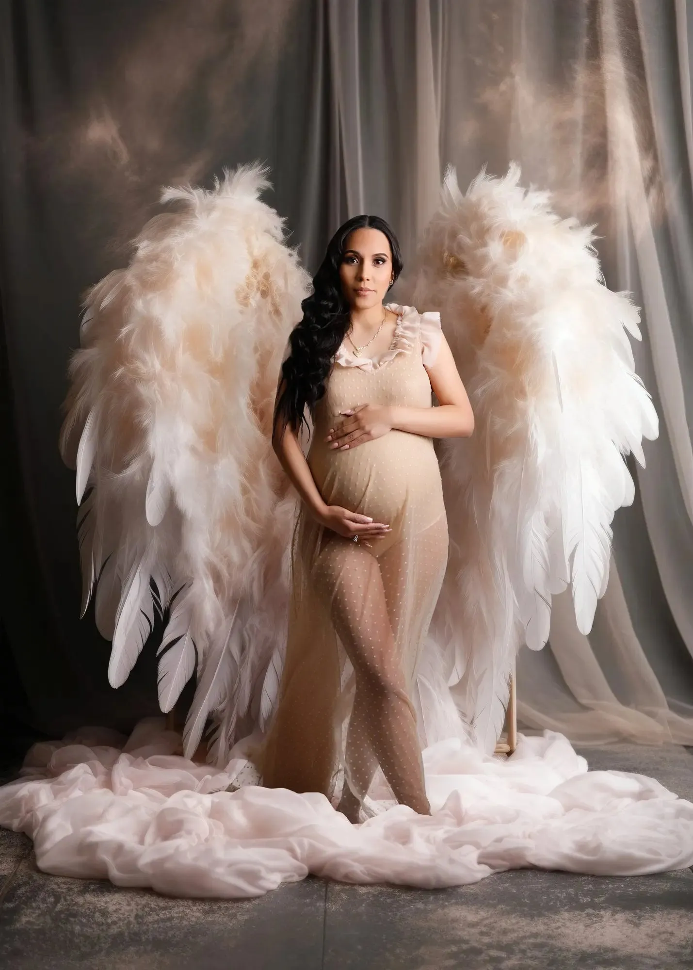 Angel Wings "Floof" Digital Background