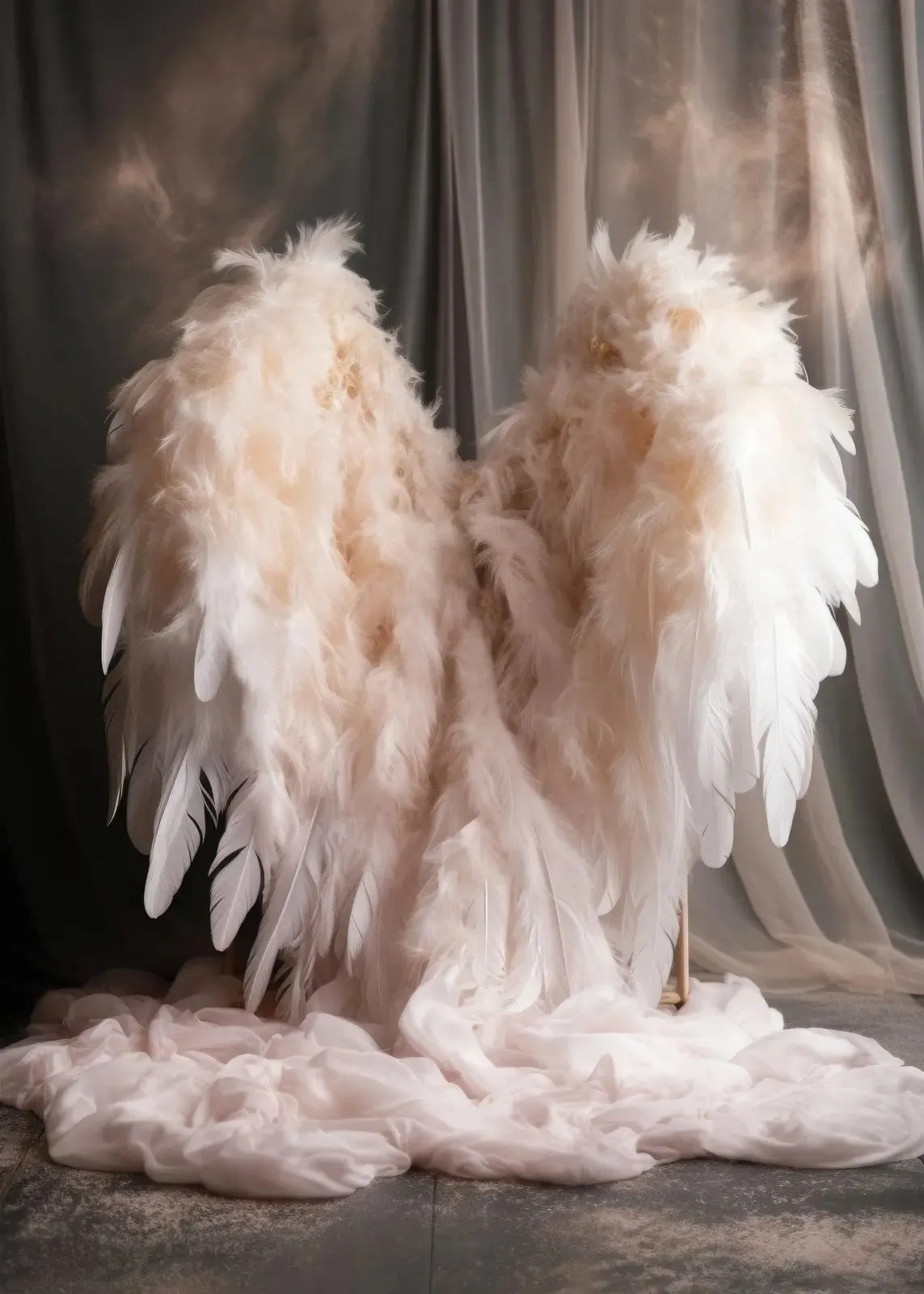 Angel Wings "Floof" Digital Background