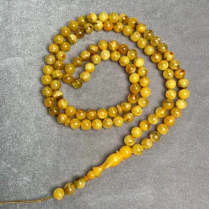 ANTIQUE AMBER MISBAHA 9mm 42,7g