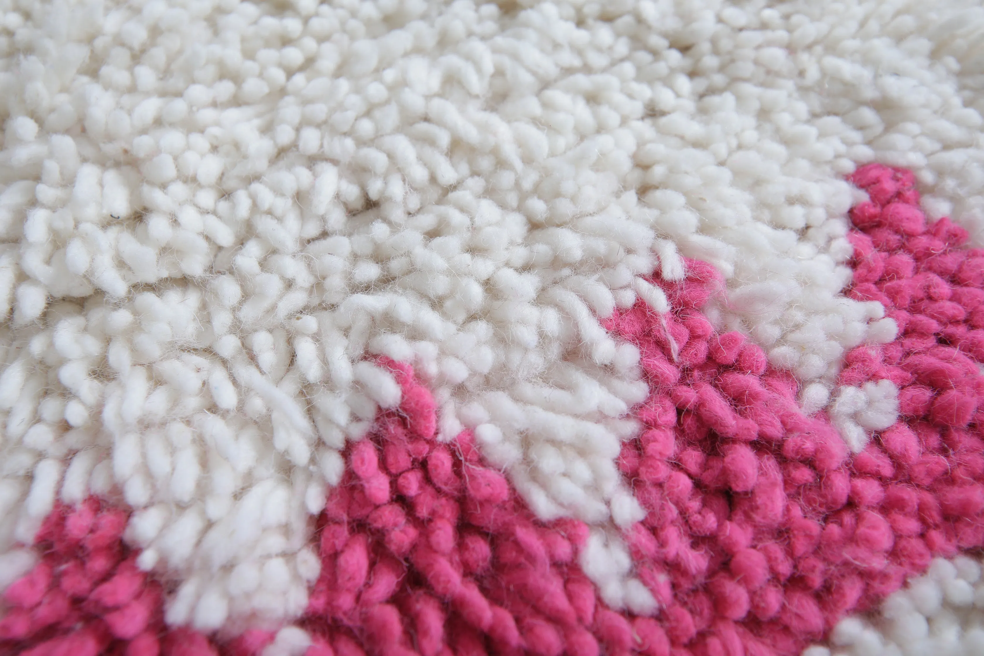 Azilal Berber rug - Moroccan Beni ourain rug - Wool rug