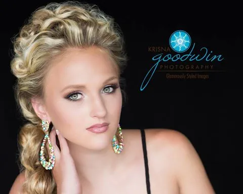 Big Emerald Crystal Pageant Hoop Earrings | 3.75" | 394971