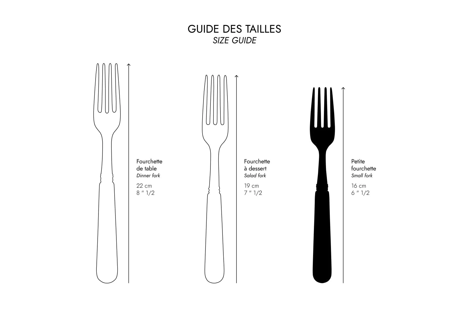 BISTROT SOLID - SMALL FORK - YELLOW