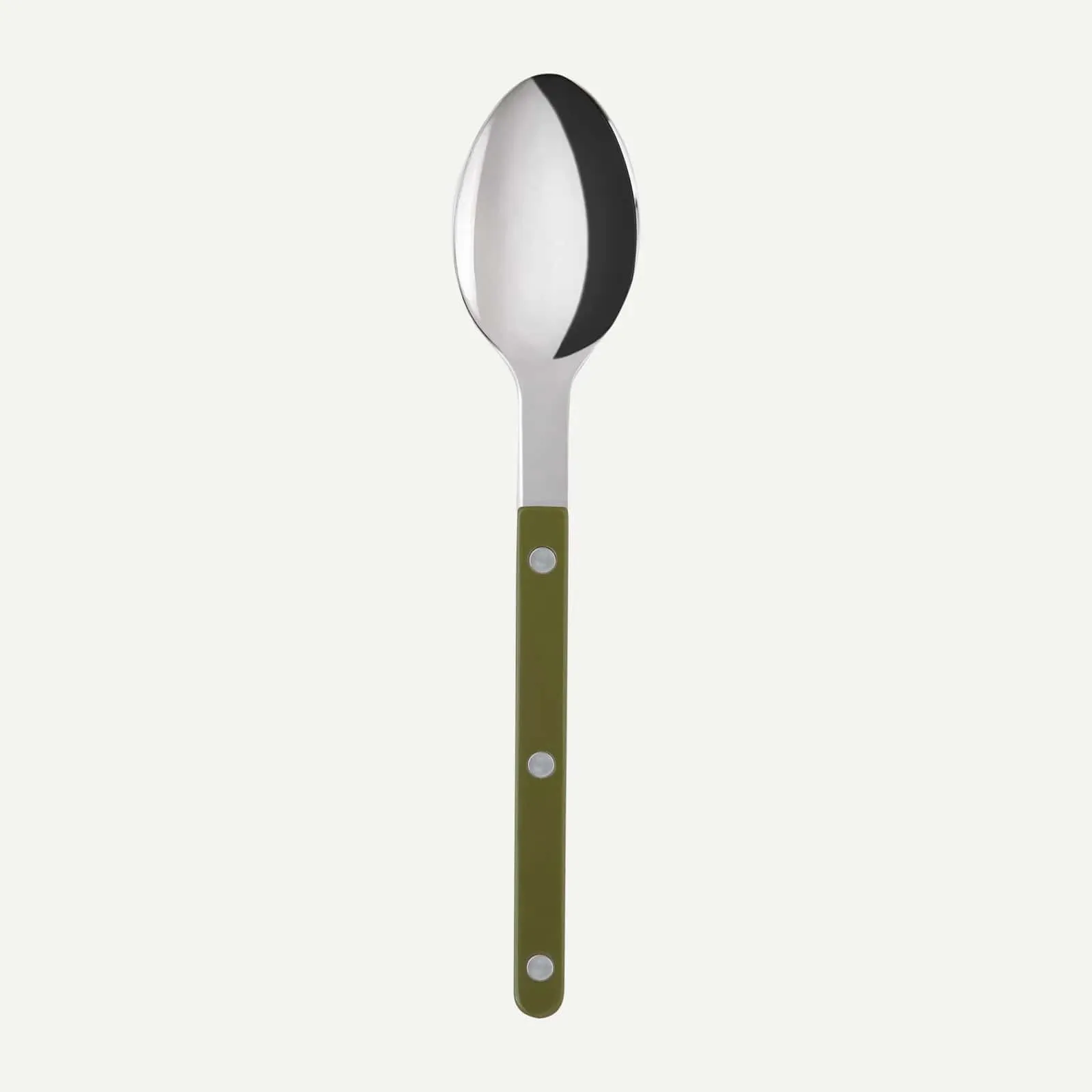 BISTROT SOLID - SOUP SPOON - GREEN FERN