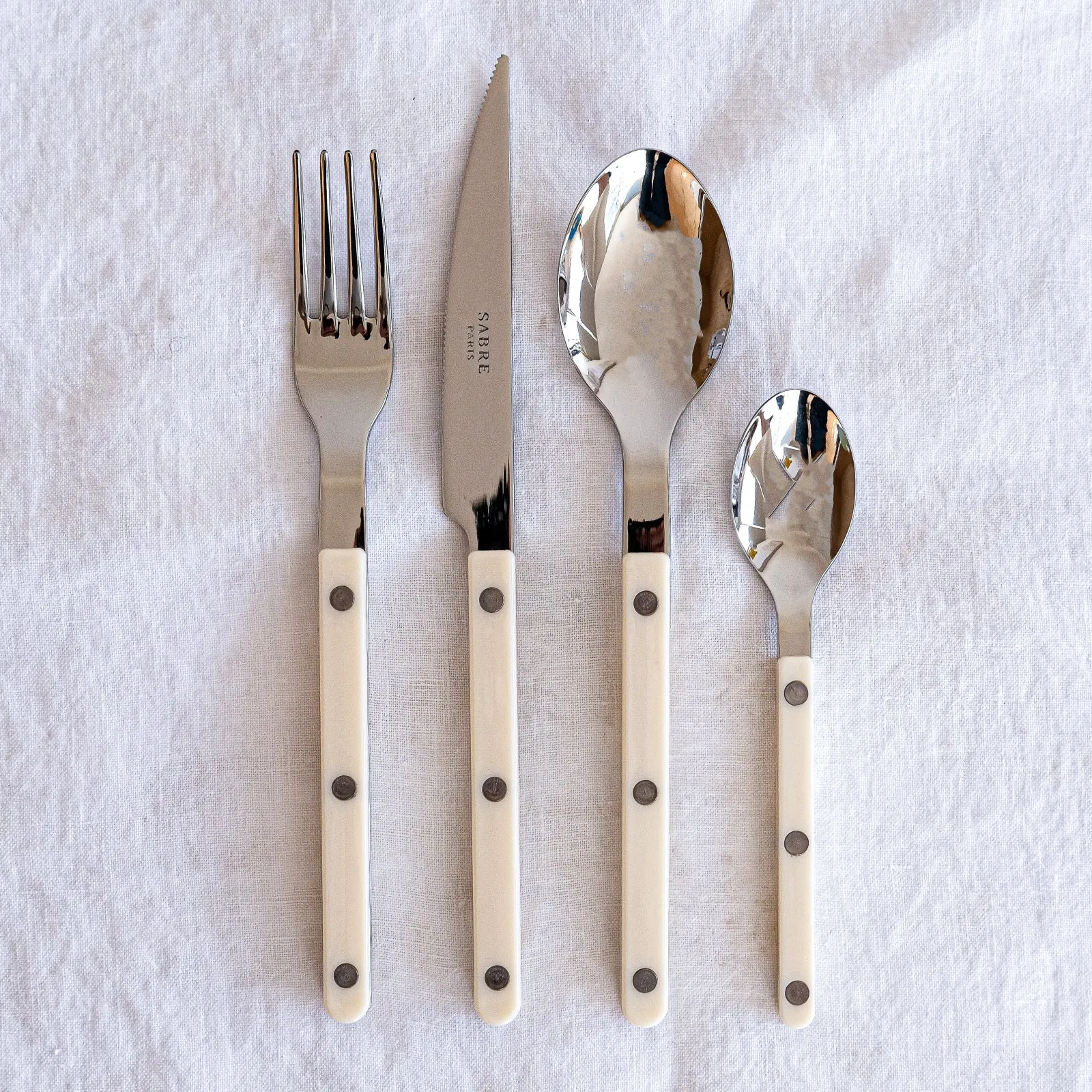 BISTROT SOLID - SOUP SPOON - IVORY
