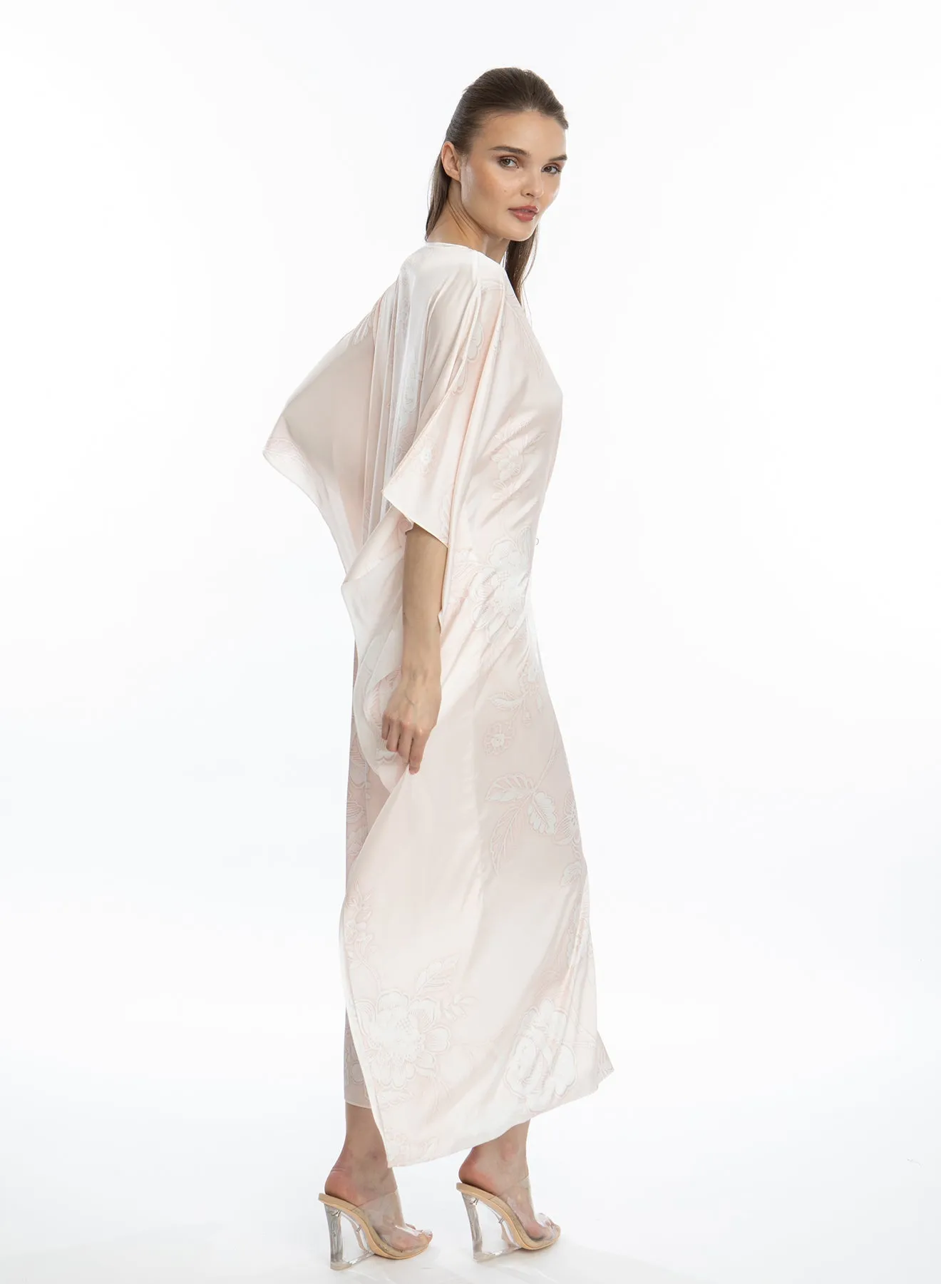Bliss Rose Gold Long Caftan