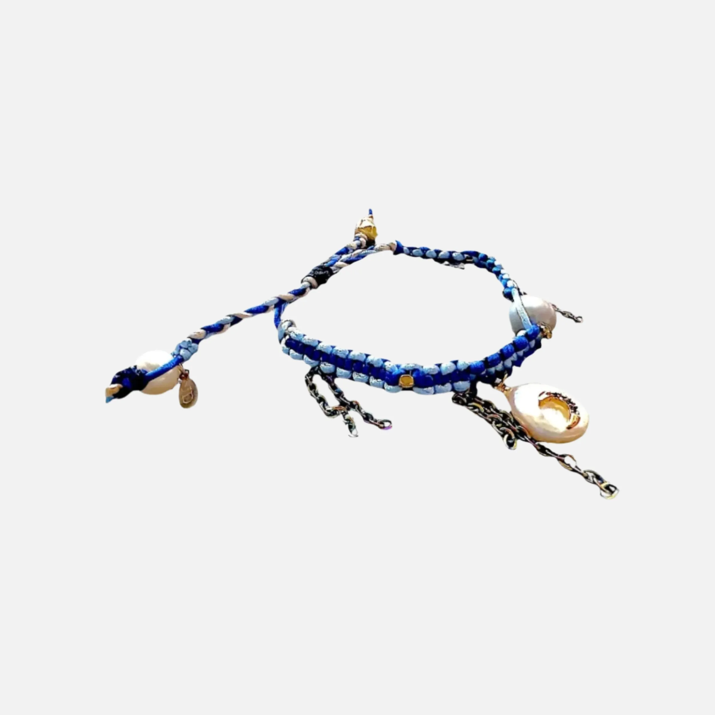 Blue Moon Silk Rocker Bracelet