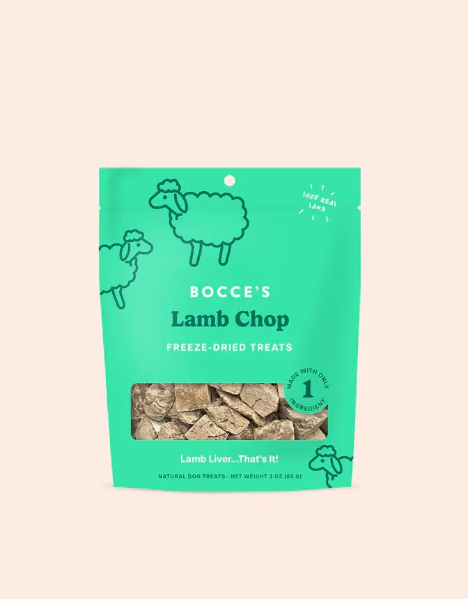 Bocce's Lamb Chop Freeze-Dried