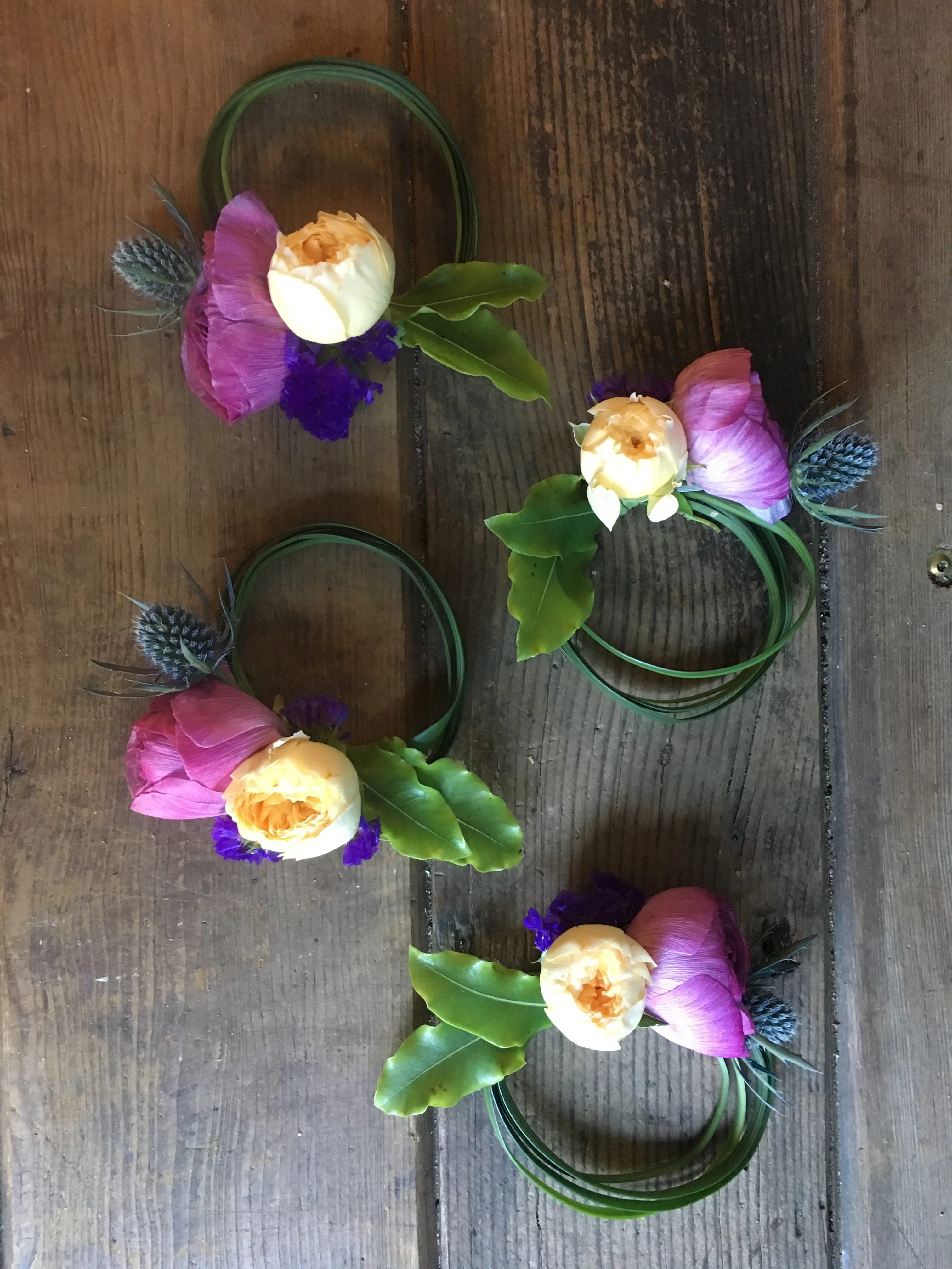 Boutonniere, small event order ($1500 minimum)