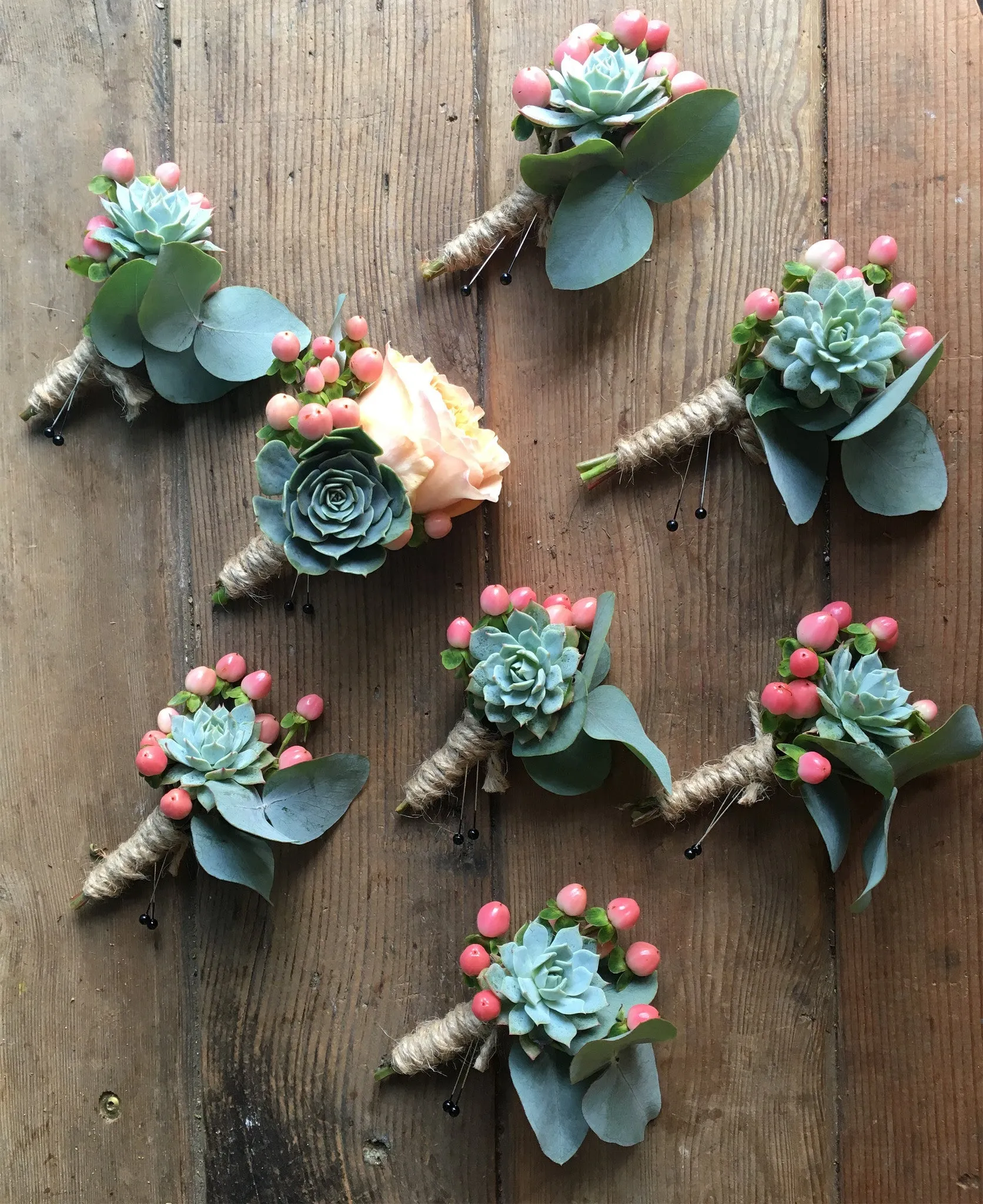 Boutonniere, small event order ($1500 minimum)