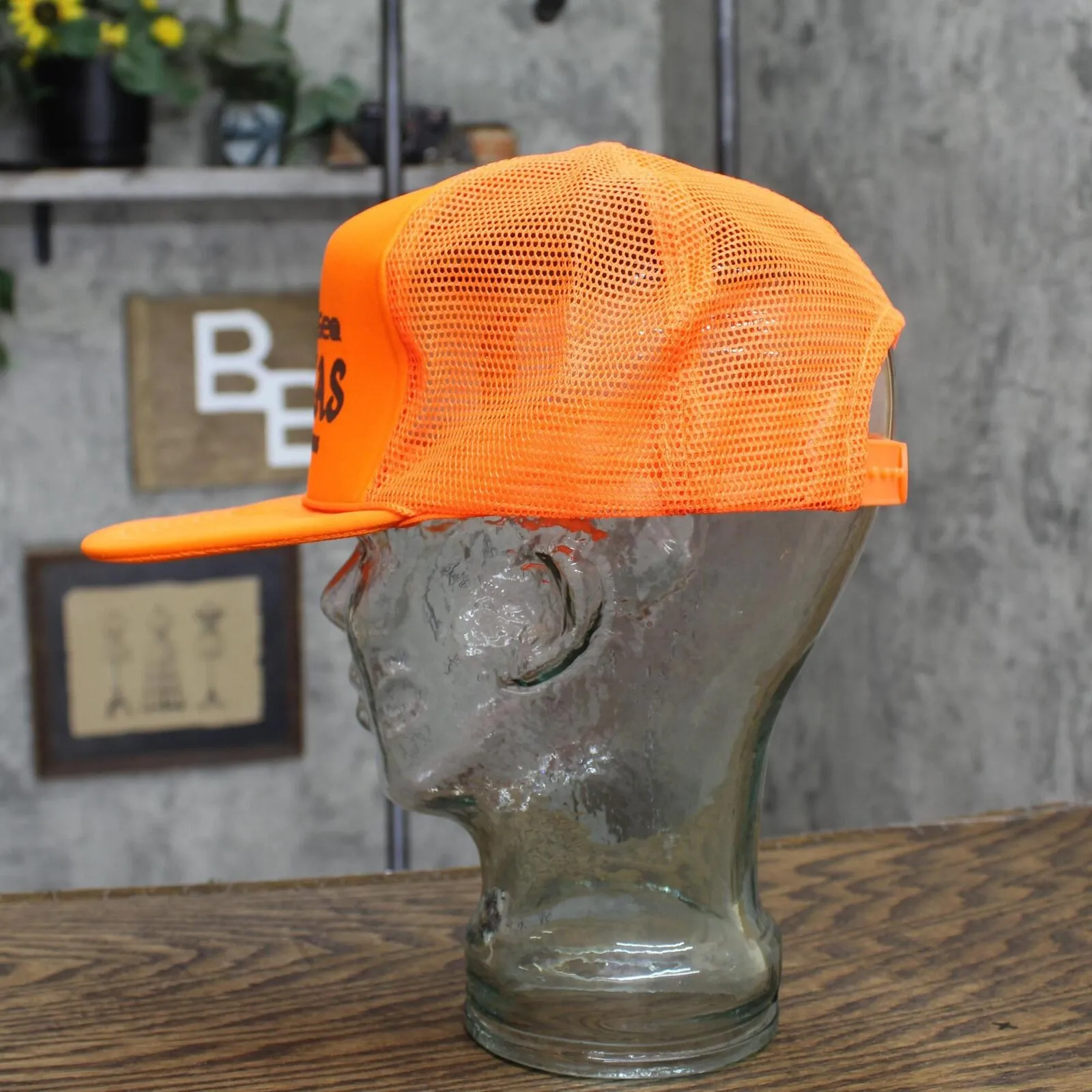 Cameo Mens Vintage Thomas Chevy Geo Trucker Hat 166961095d159d NEON ORANGE OS