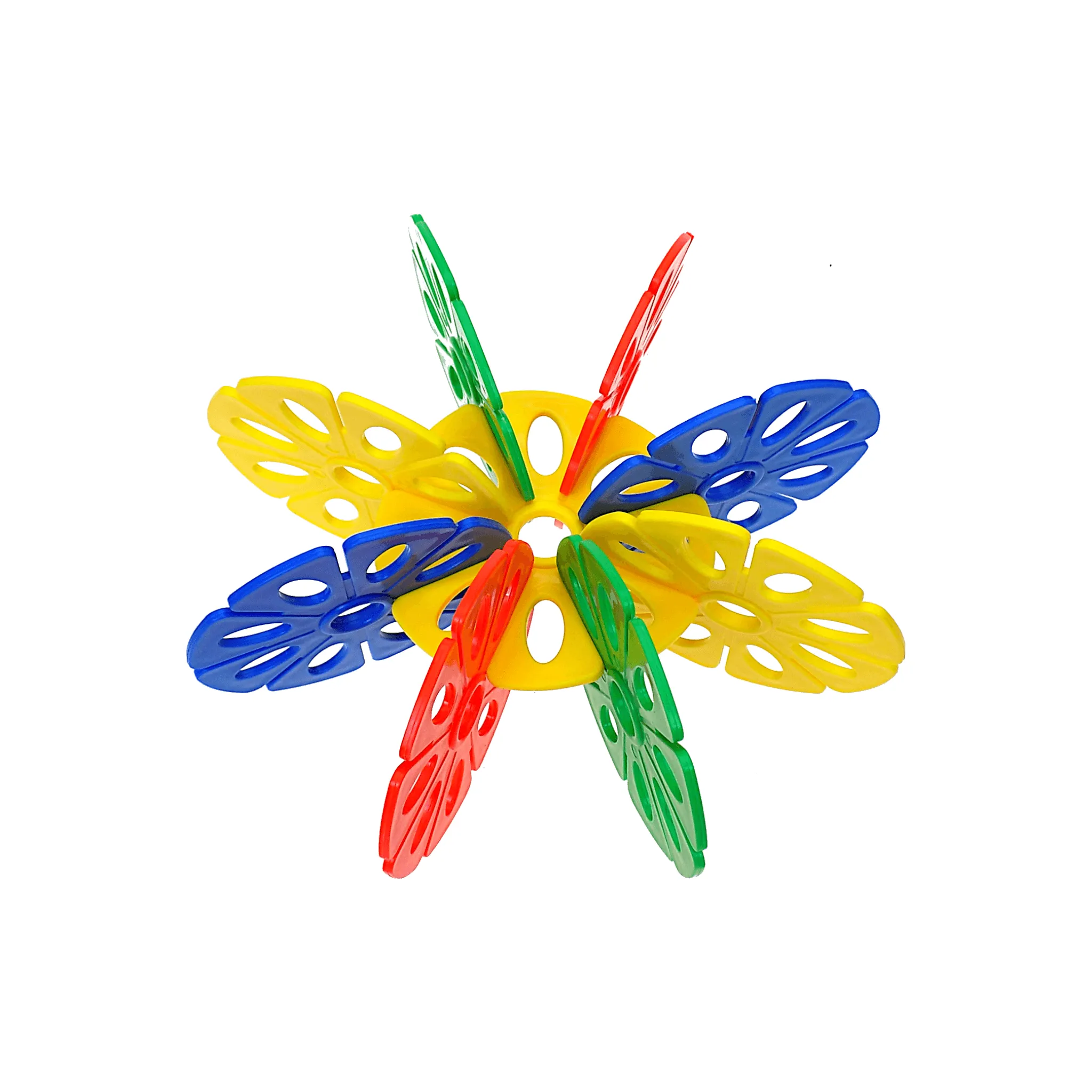 Carol Jumbo Interlocking Plastic Flakes Set of 11 Pcs